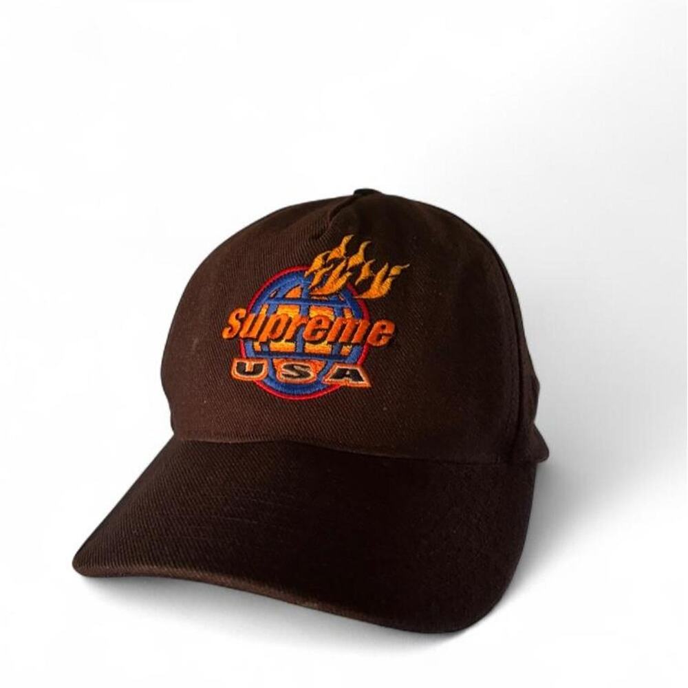 2017 Supreme Burning World USA SnapBack Hat
